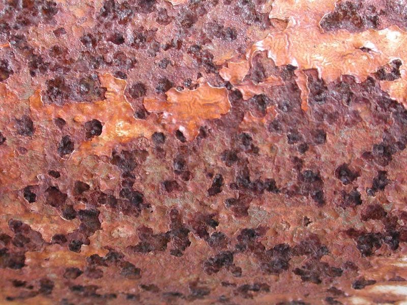 Corroded clarifier mechanism