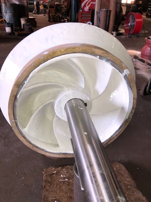 Finished with 2-Coats of Belzona 1331