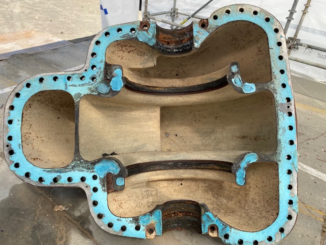 Pitting before Belzona 1311 Rebuilding